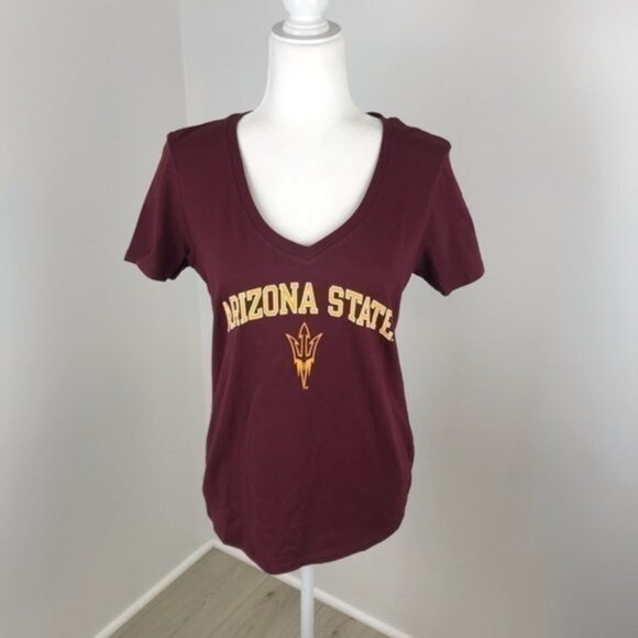 Champion Arizona State V-Neck Tee NWT - Picture 1 of 6